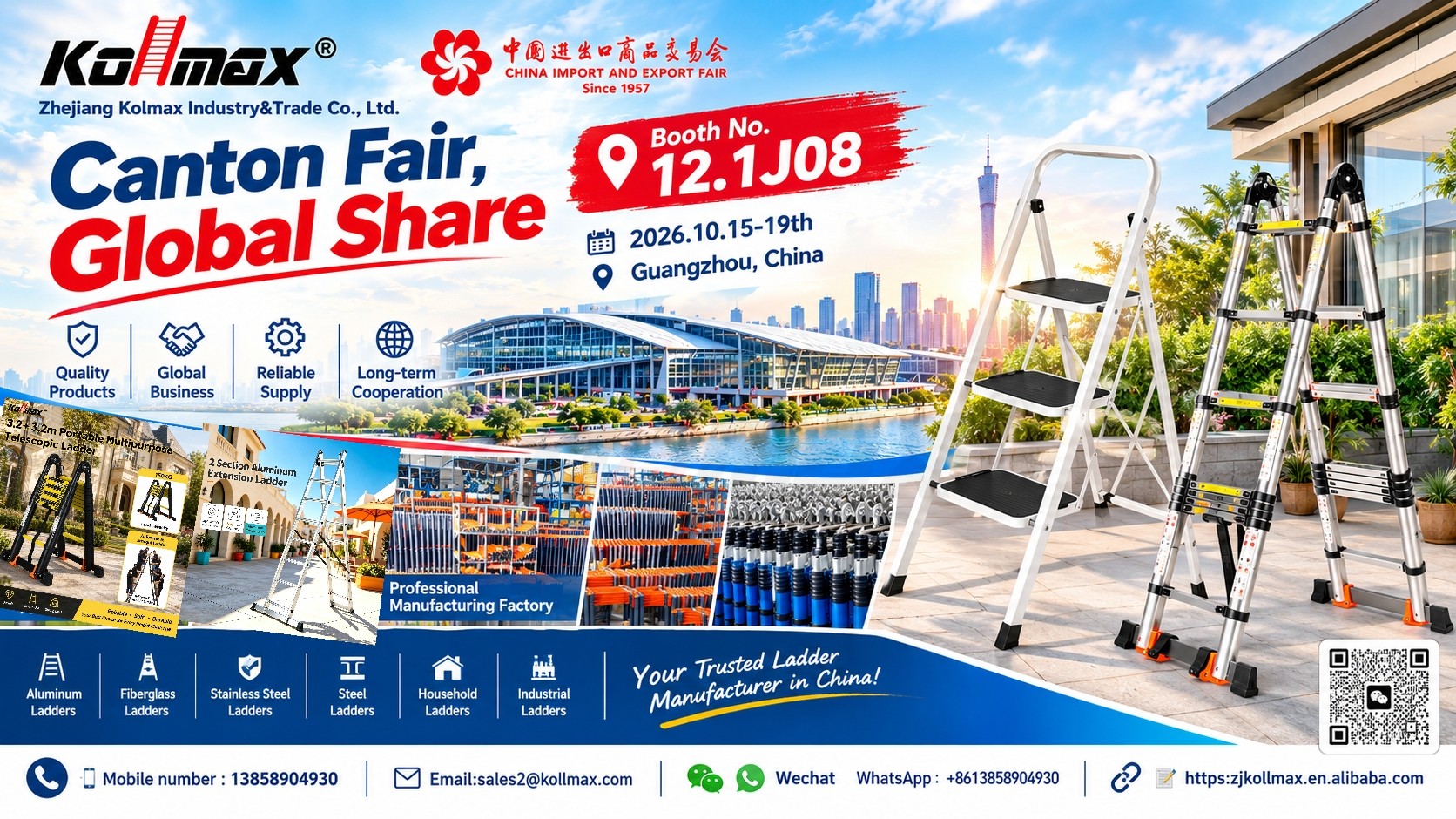 Visit Us at 12.1J08, Canton Fair 2026